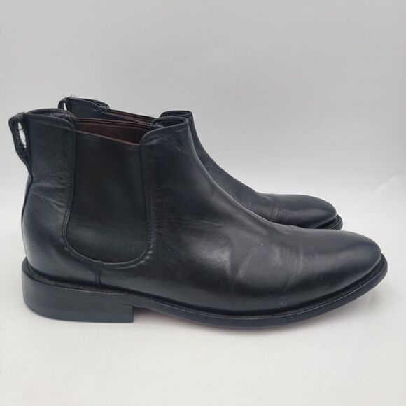 Nisolo Black Leather Slip-on Chelsea‎ Boots Men’s Size 9 Everyday Shoes Mens main image 11